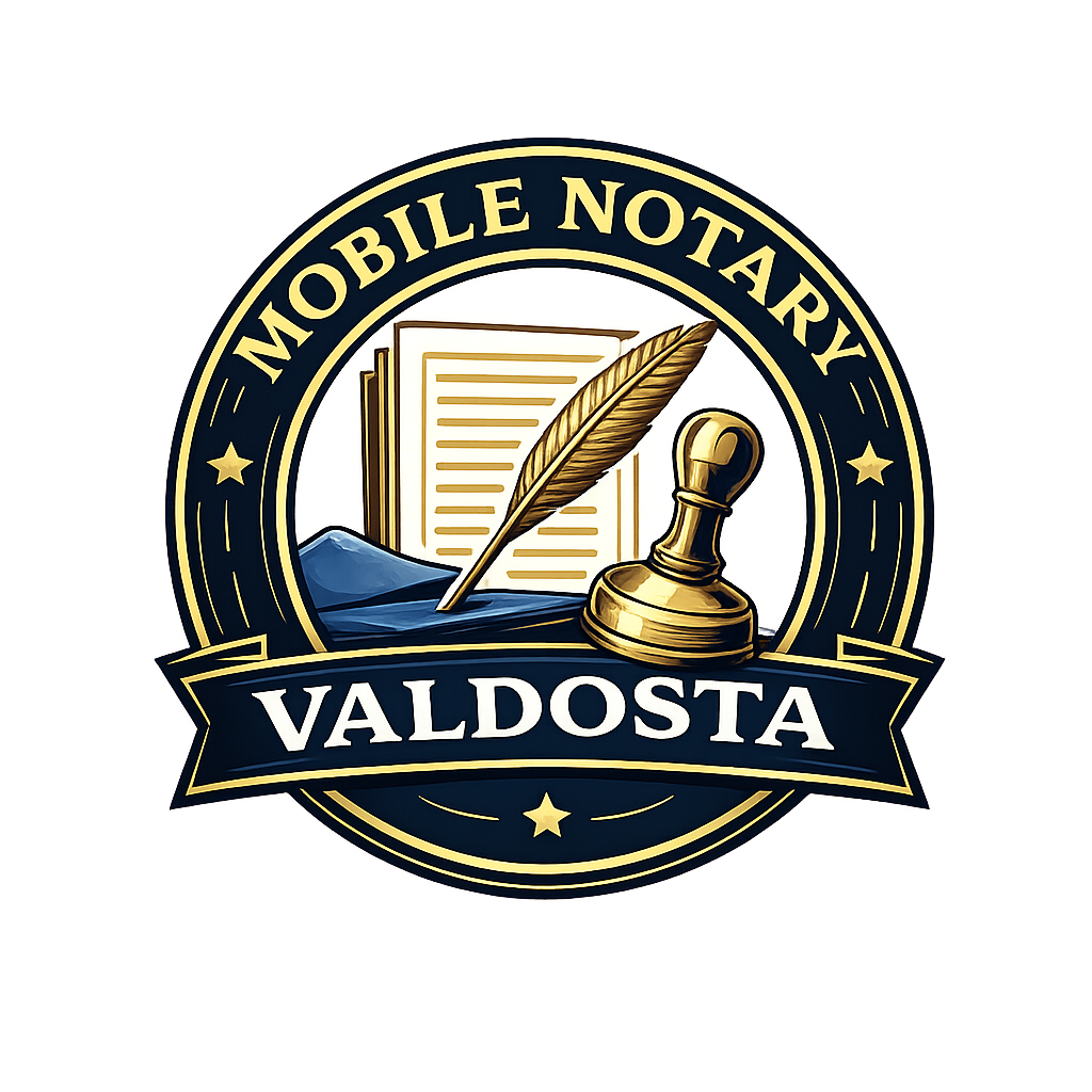 Mobile Notary Valdosta Logo